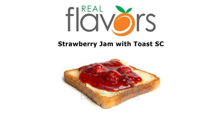Ароматизатор Real Flavors Strawberry Jam with Toast SC